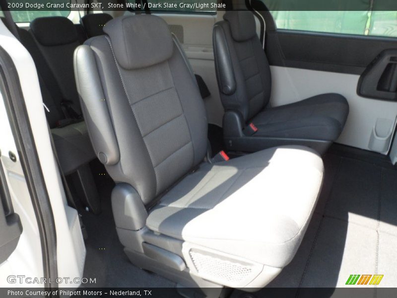Stone White / Dark Slate Gray/Light Shale 2009 Dodge Grand Caravan SXT