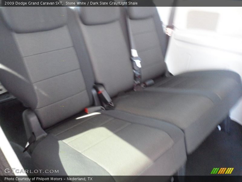 Stone White / Dark Slate Gray/Light Shale 2009 Dodge Grand Caravan SXT