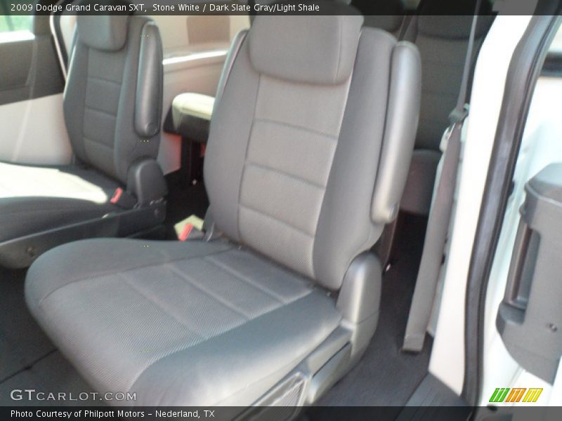Stone White / Dark Slate Gray/Light Shale 2009 Dodge Grand Caravan SXT