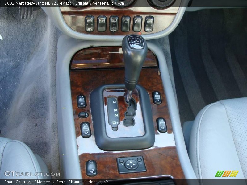 Brilliant Silver Metallic / Ash 2002 Mercedes-Benz ML 320 4Matic
