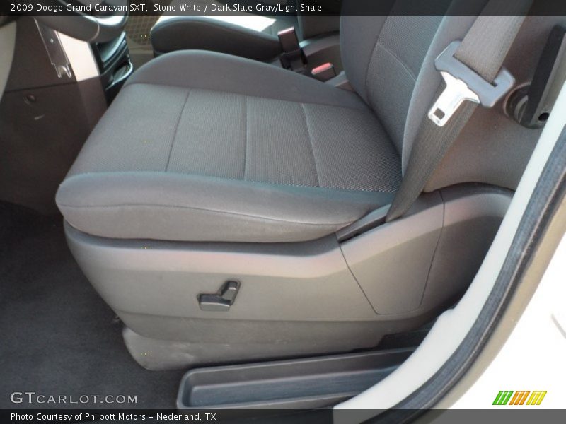 Stone White / Dark Slate Gray/Light Shale 2009 Dodge Grand Caravan SXT