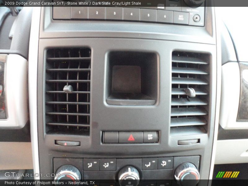 Stone White / Dark Slate Gray/Light Shale 2009 Dodge Grand Caravan SXT