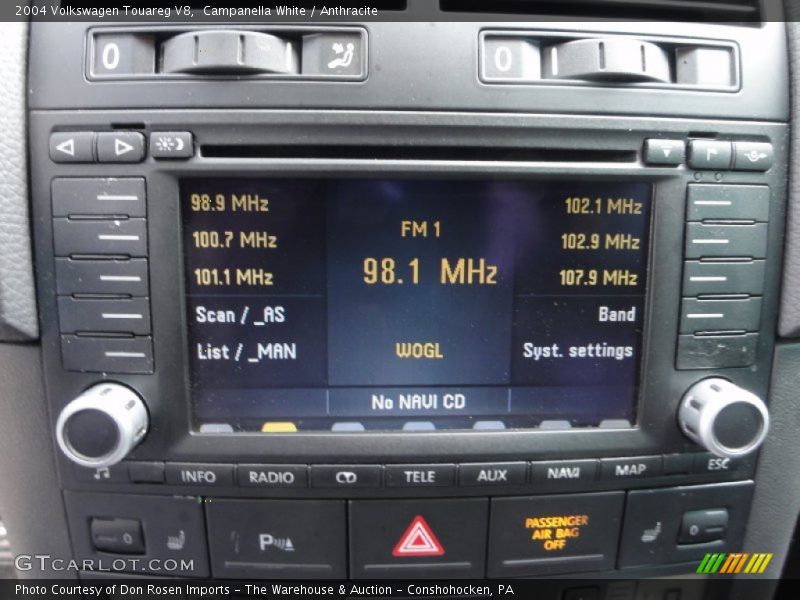 Campanella White / Anthracite 2004 Volkswagen Touareg V8
