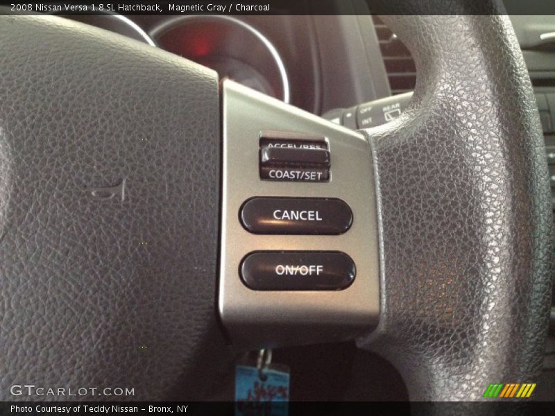 Magnetic Gray / Charcoal 2008 Nissan Versa 1.8 SL Hatchback