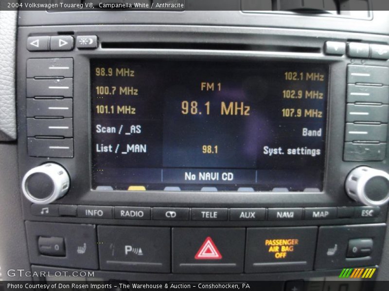 Campanella White / Anthracite 2004 Volkswagen Touareg V8