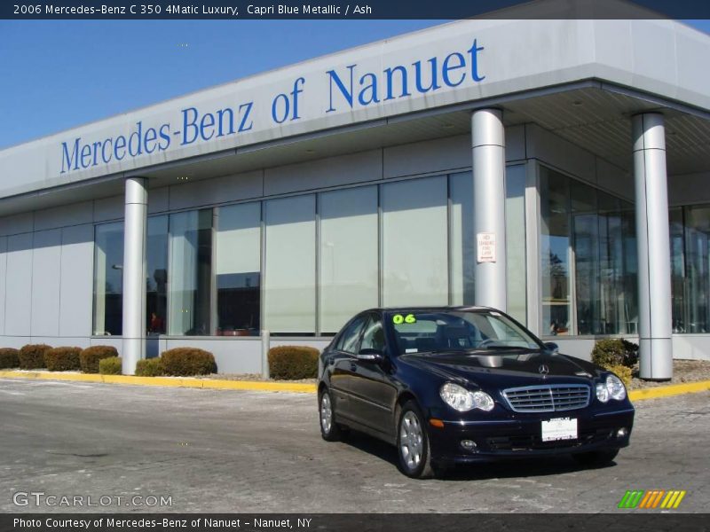 Capri Blue Metallic / Ash 2006 Mercedes-Benz C 350 4Matic Luxury
