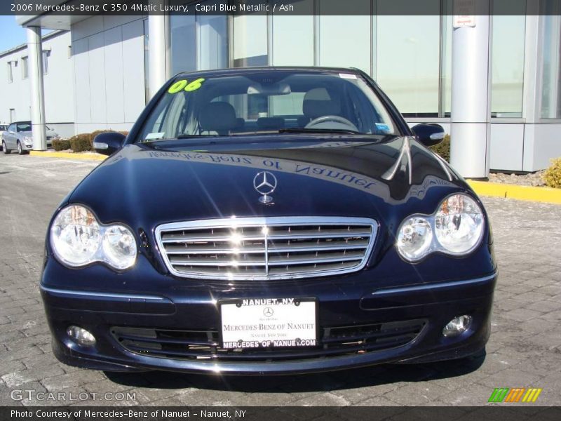 Capri Blue Metallic / Ash 2006 Mercedes-Benz C 350 4Matic Luxury