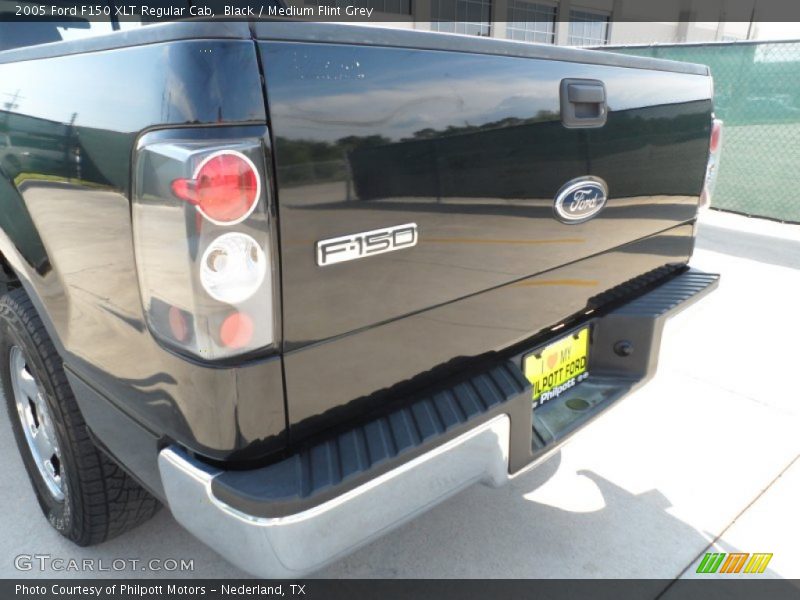 Black / Medium Flint Grey 2005 Ford F150 XLT Regular Cab