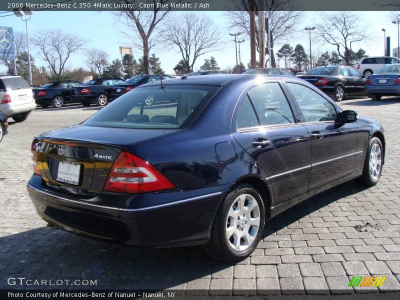 Capri Blue Metallic / Ash 2006 Mercedes-Benz C 350 4Matic Luxury