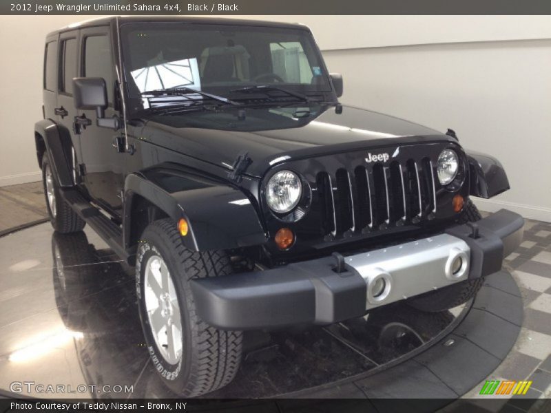 Black / Black 2012 Jeep Wrangler Unlimited Sahara 4x4