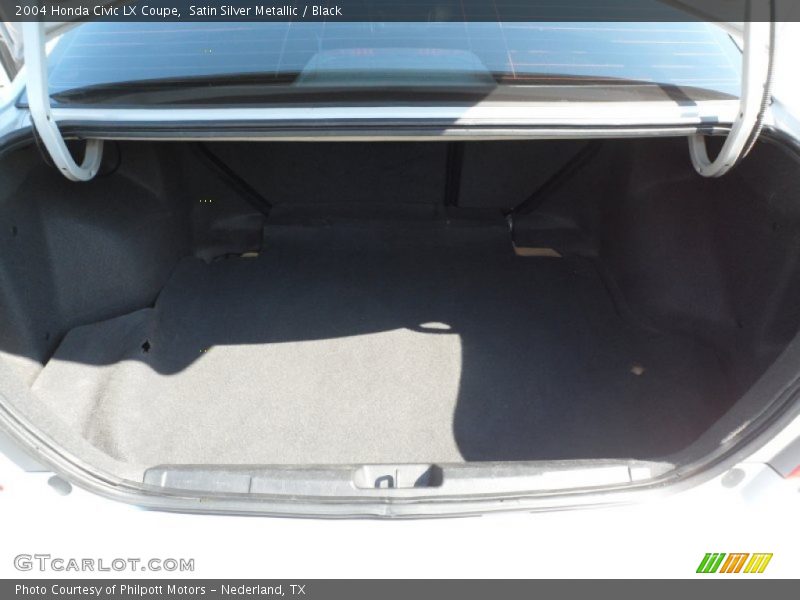 Satin Silver Metallic / Black 2004 Honda Civic LX Coupe