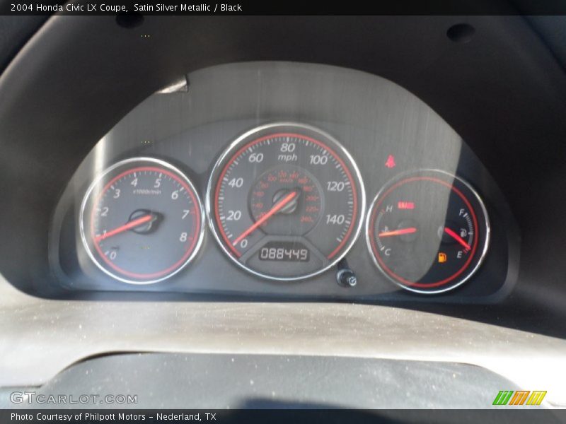  2004 Civic LX Coupe LX Coupe Gauges