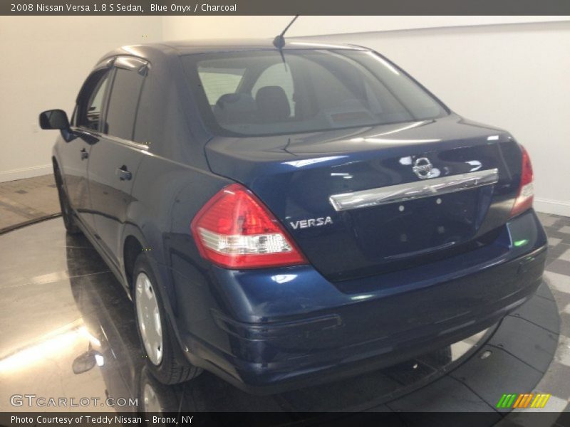 Blue Onyx / Charcoal 2008 Nissan Versa 1.8 S Sedan