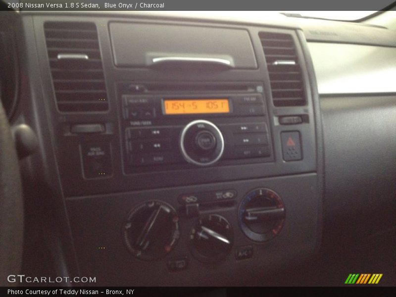 Blue Onyx / Charcoal 2008 Nissan Versa 1.8 S Sedan