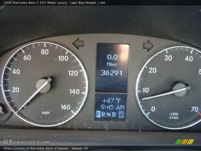 Capri Blue Metallic / Ash 2006 Mercedes-Benz C 350 4Matic Luxury