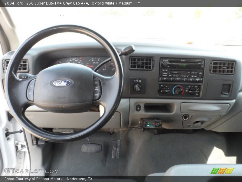 Dashboard of 2004 F250 Super Duty FX4 Crew Cab 4x4