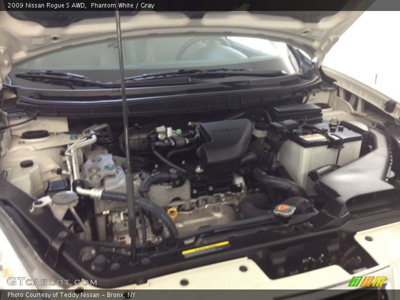 Phantom White / Gray 2009 Nissan Rogue S AWD