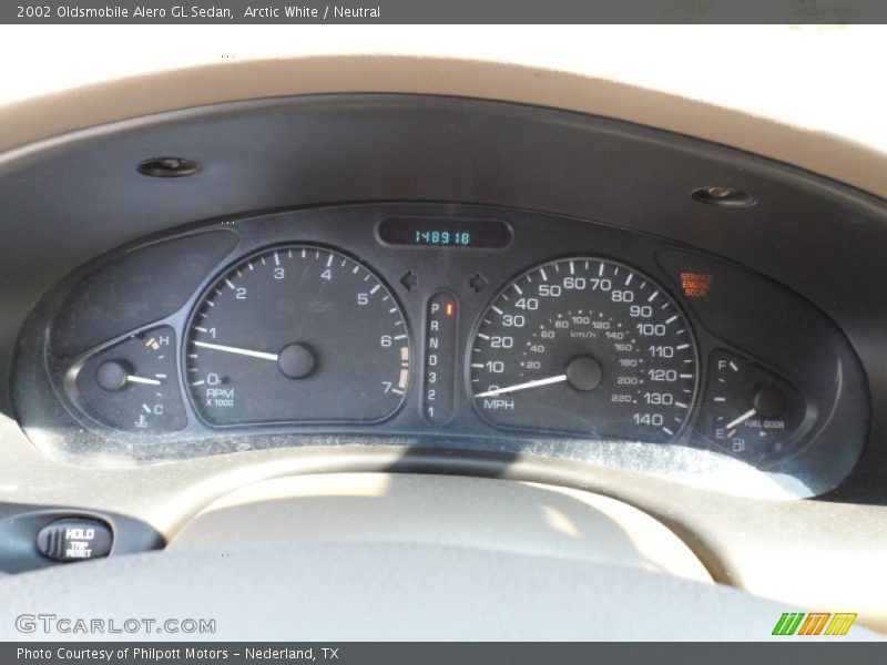 Arctic White / Neutral 2002 Oldsmobile Alero GL Sedan
