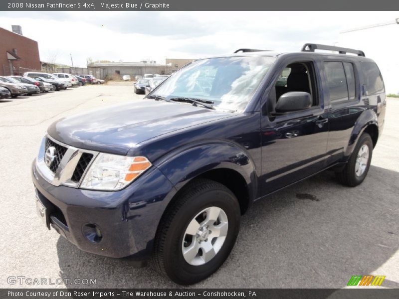 Majestic Blue / Graphite 2008 Nissan Pathfinder S 4x4