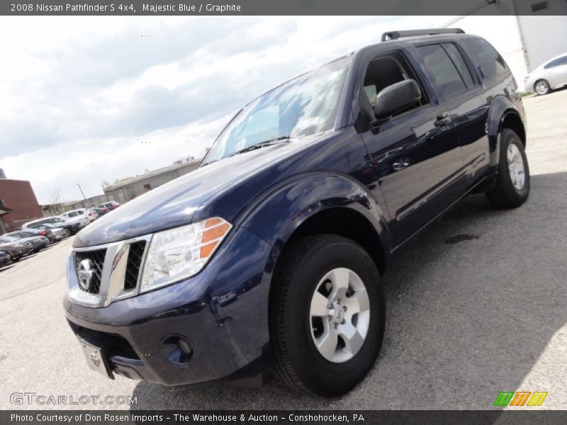 Majestic Blue / Graphite 2008 Nissan Pathfinder S 4x4