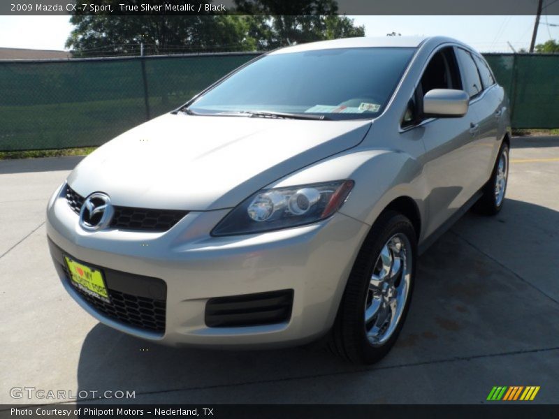 True Silver Metallic / Black 2009 Mazda CX-7 Sport