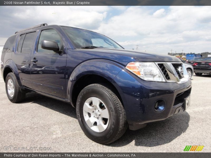 Majestic Blue / Graphite 2008 Nissan Pathfinder S 4x4