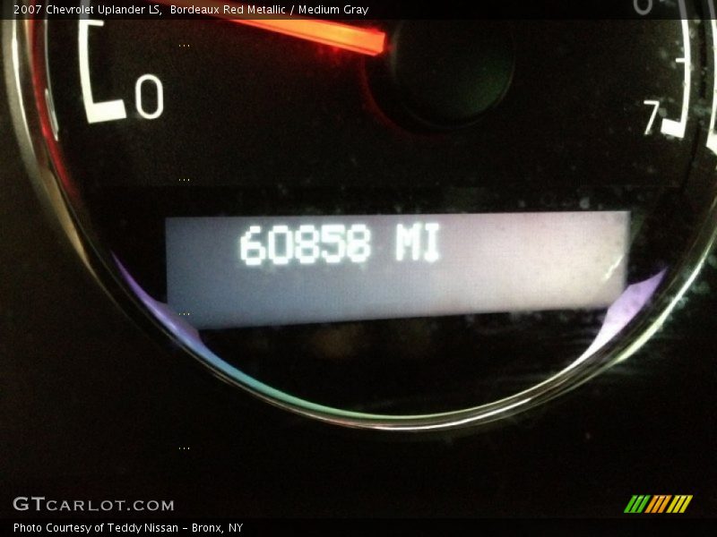 Bordeaux Red Metallic / Medium Gray 2007 Chevrolet Uplander LS