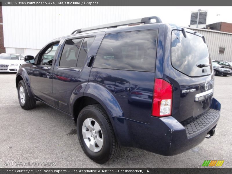 Majestic Blue / Graphite 2008 Nissan Pathfinder S 4x4