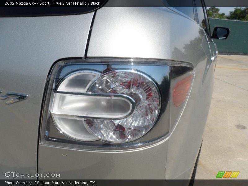 True Silver Metallic / Black 2009 Mazda CX-7 Sport