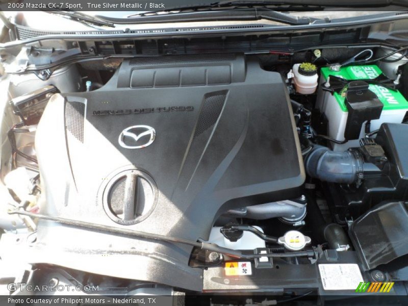 True Silver Metallic / Black 2009 Mazda CX-7 Sport