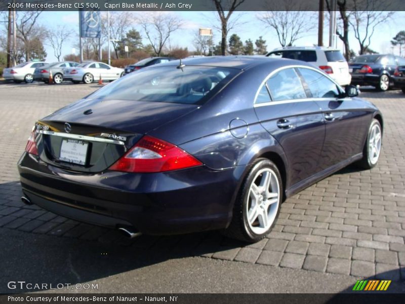 Capri Blue Metallic / Ash Grey 2006 Mercedes-Benz CLS 500