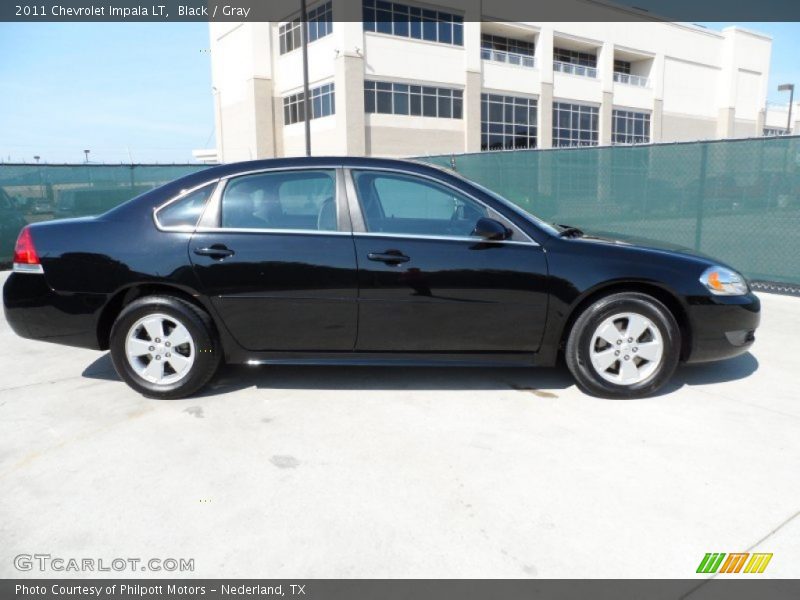 Black / Gray 2011 Chevrolet Impala LT