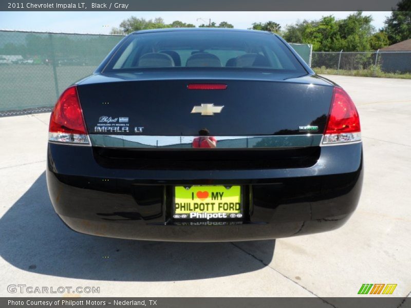 Black / Gray 2011 Chevrolet Impala LT