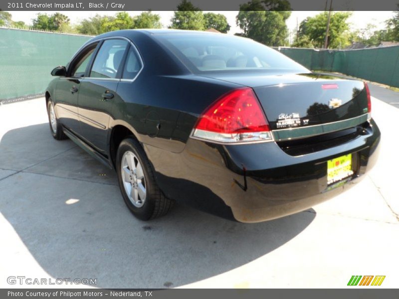 Black / Gray 2011 Chevrolet Impala LT