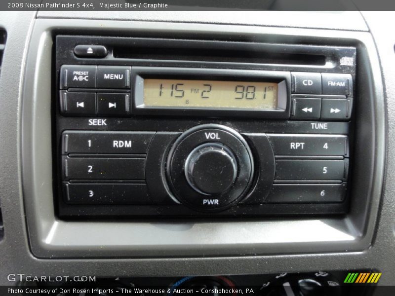 Majestic Blue / Graphite 2008 Nissan Pathfinder S 4x4