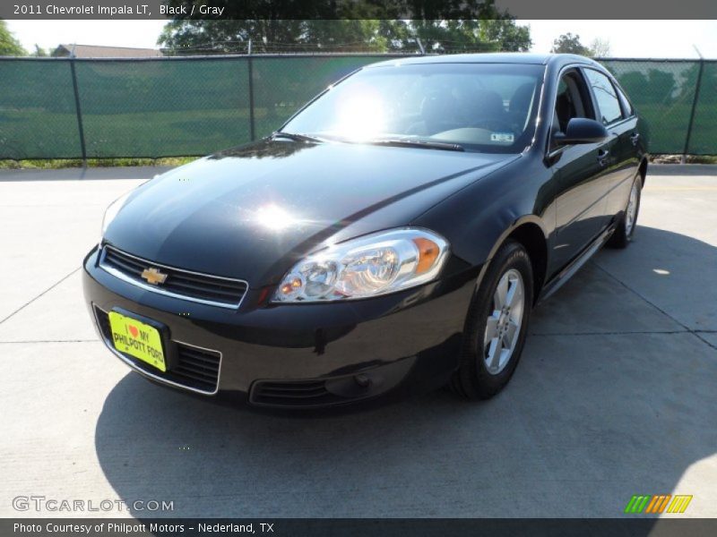 Black / Gray 2011 Chevrolet Impala LT