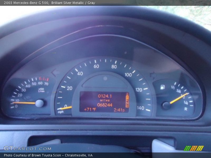  2003 G 500 500 Gauges