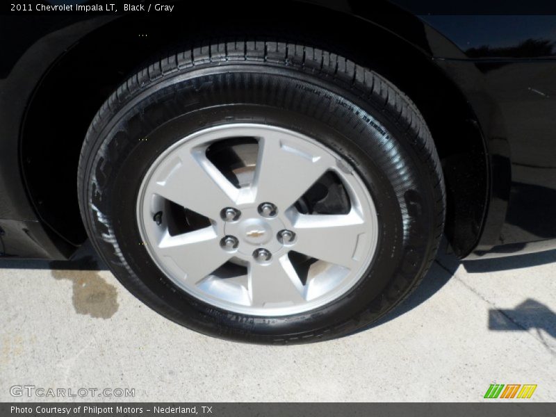 Black / Gray 2011 Chevrolet Impala LT