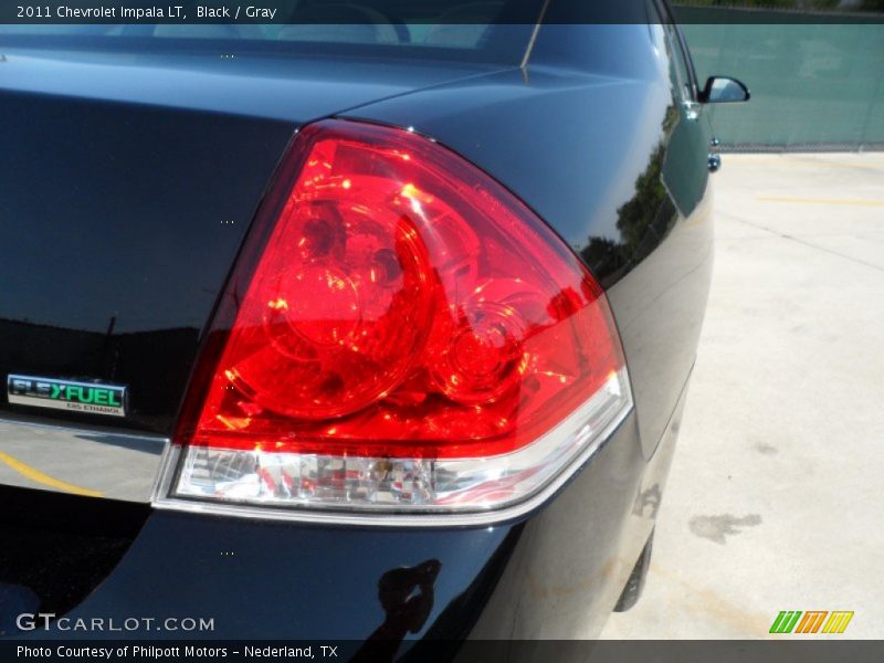 Black / Gray 2011 Chevrolet Impala LT