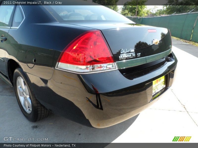 Black / Gray 2011 Chevrolet Impala LT