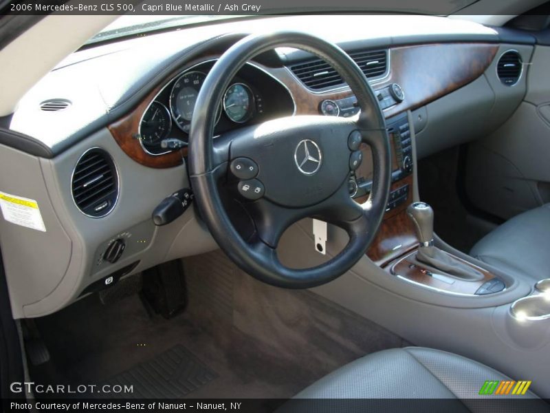 Capri Blue Metallic / Ash Grey 2006 Mercedes-Benz CLS 500