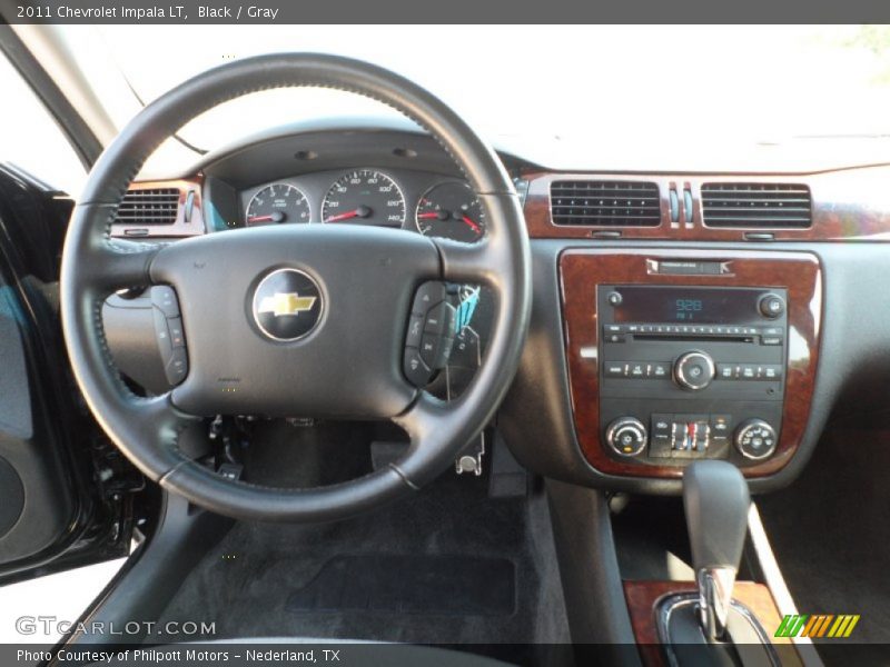 Black / Gray 2011 Chevrolet Impala LT