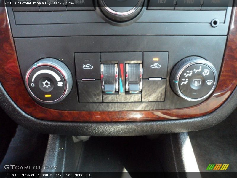 Black / Gray 2011 Chevrolet Impala LT