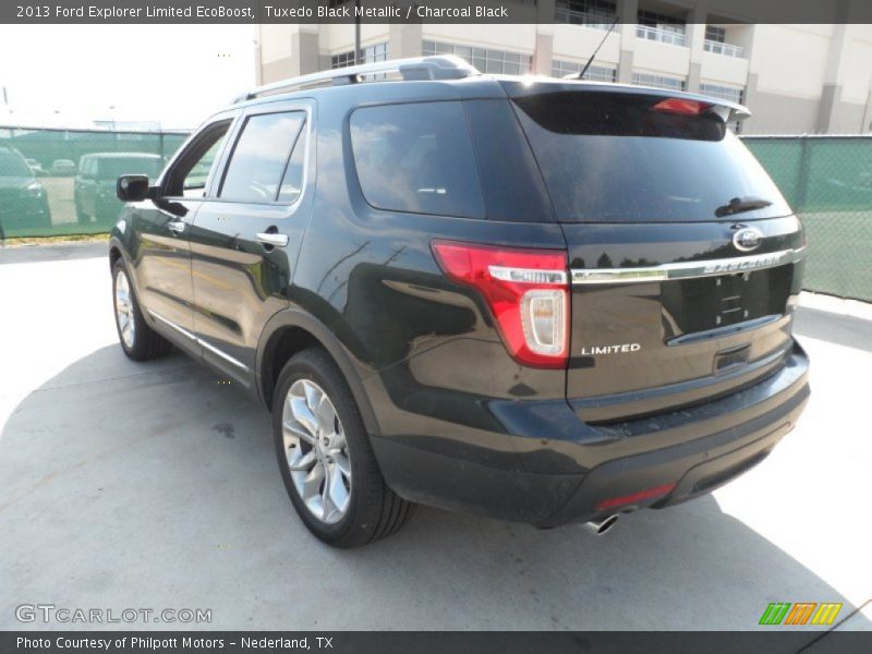 Tuxedo Black Metallic / Charcoal Black 2013 Ford Explorer Limited EcoBoost
