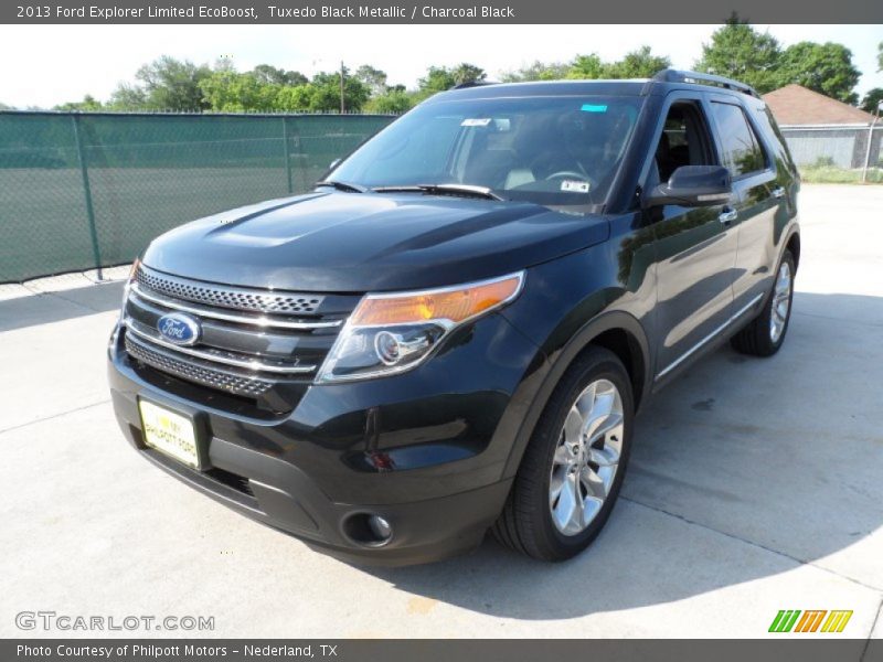 Tuxedo Black Metallic / Charcoal Black 2013 Ford Explorer Limited EcoBoost