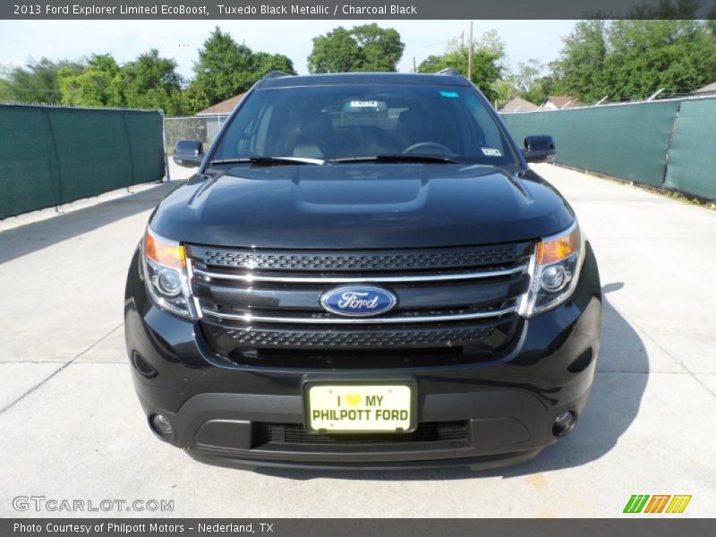 Tuxedo Black Metallic / Charcoal Black 2013 Ford Explorer Limited EcoBoost