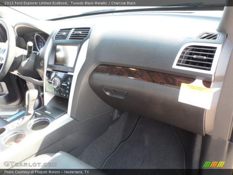 Tuxedo Black Metallic / Charcoal Black 2013 Ford Explorer Limited EcoBoost