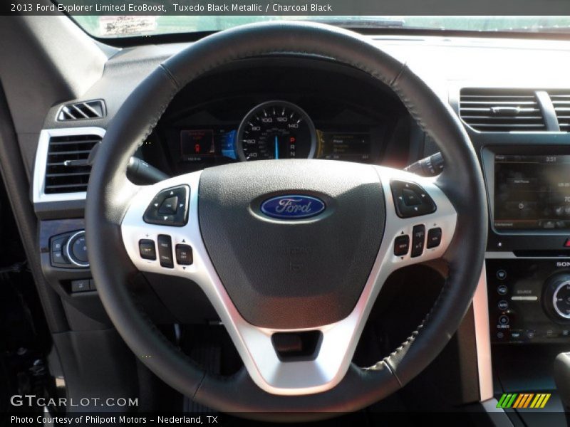  2013 Explorer Limited EcoBoost Steering Wheel
