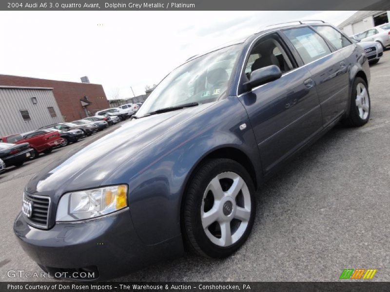 Dolphin Grey Metallic / Platinum 2004 Audi A6 3.0 quattro Avant