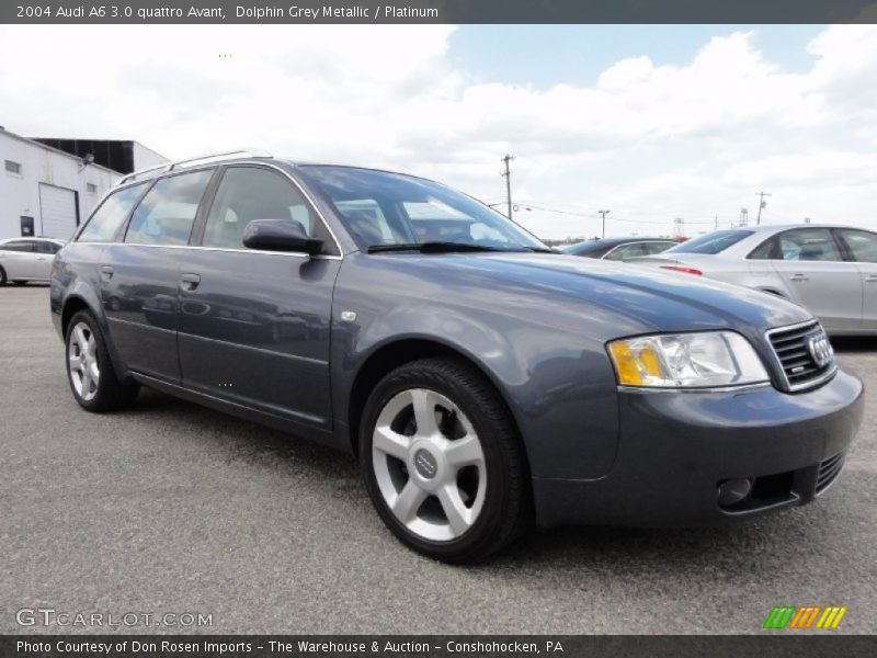 Dolphin Grey Metallic / Platinum 2004 Audi A6 3.0 quattro Avant